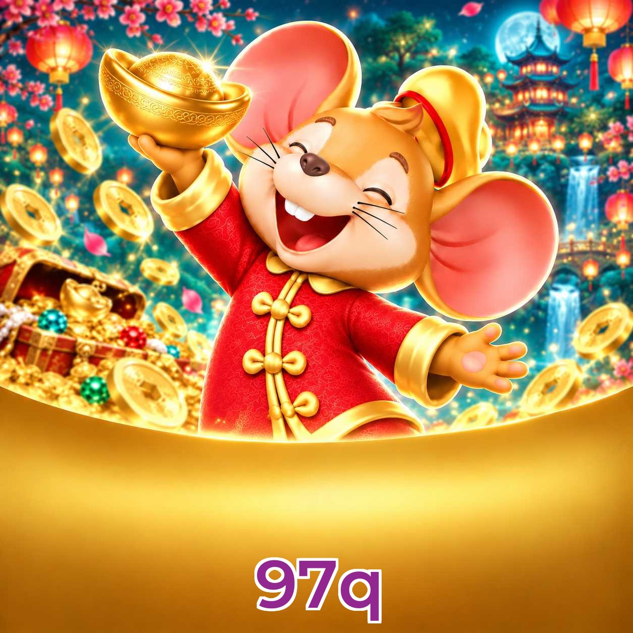 Interface de jogos na 97q incluindo Plushie Frenzy